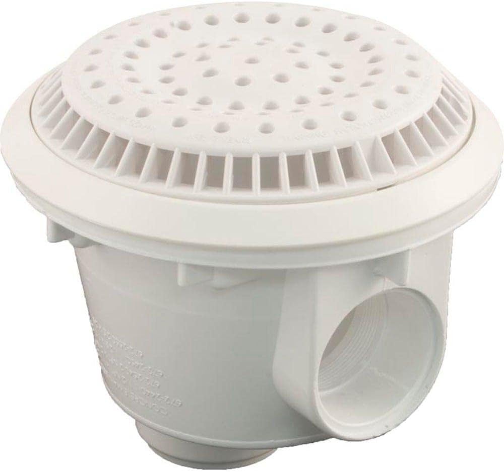 Waterway | 640-2750V | 8" White Anti-Vortex Main Drain for Vinyl Pools