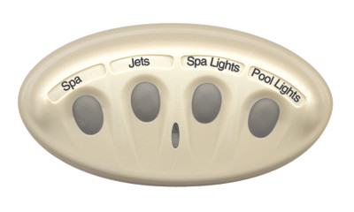 Pentair Gray iS4 4-Function Spa-Side Remote Control with 100' Cord 5 VDC, 521886