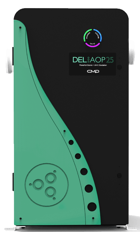 CMP Next Gen DEL AOP 25 Ozone + UV-C Sanitation for Residential Pools, 25,000 Gallons, 120V/240V