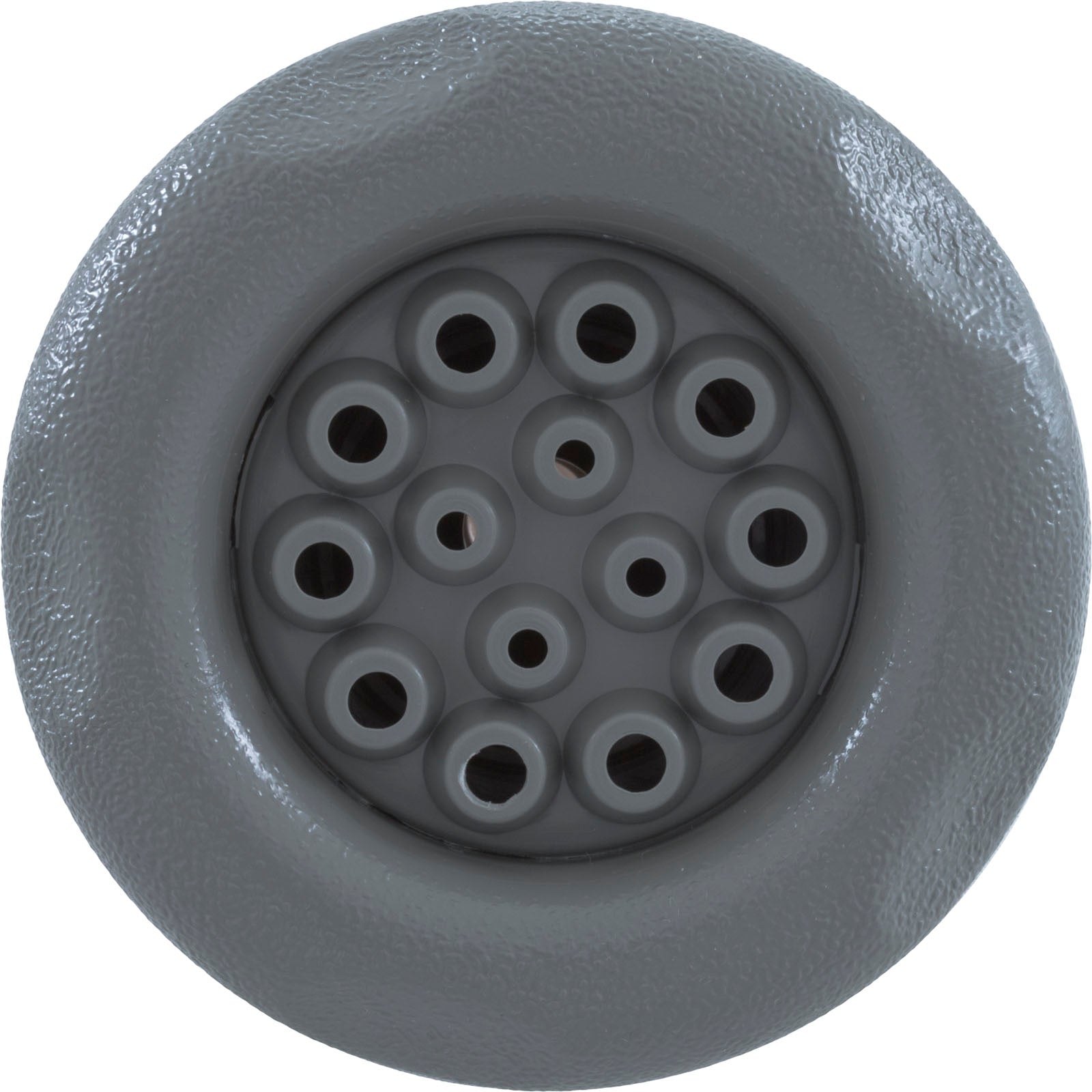 Jet Intl, WW Poly Storm Gun3-3/8"fd,MltMass,Txt Scal,Gry,Thd