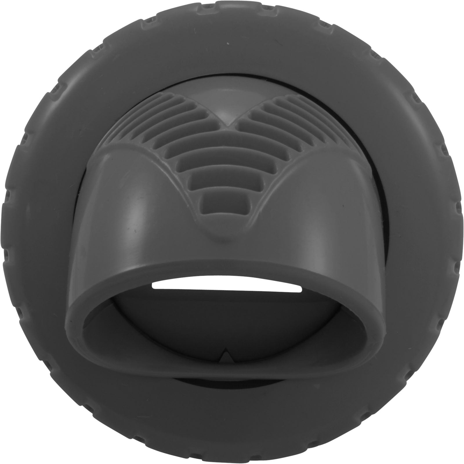 Inlet Fitting, Infusion Venturi, 1-1/2"mpt, Dk Gray