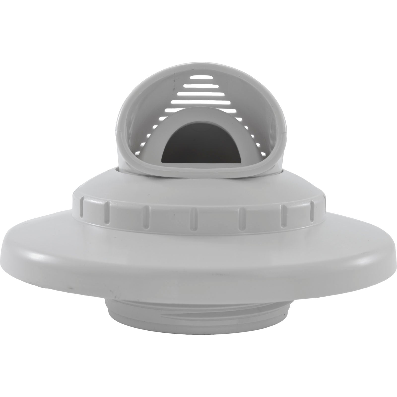 Inlet Fitting, Infusion Venturi, 1-1/2"mpt, w/Flange, White
