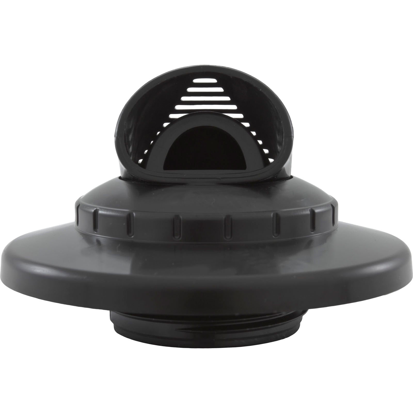 Inlet Fitting, Infusion Venturi, 1-1/2"mpt, w/Flange, Black