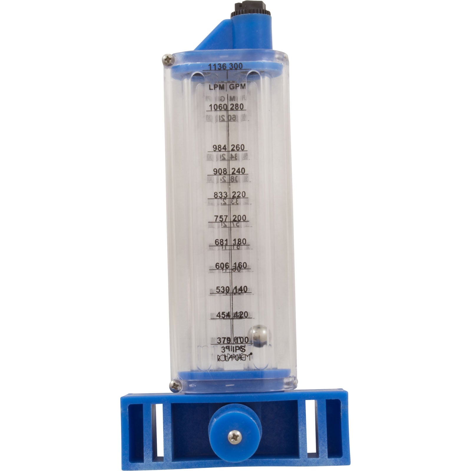 Flow Meter,3" PVC,Vertical Mount 80-300GPM/303-1136LPM