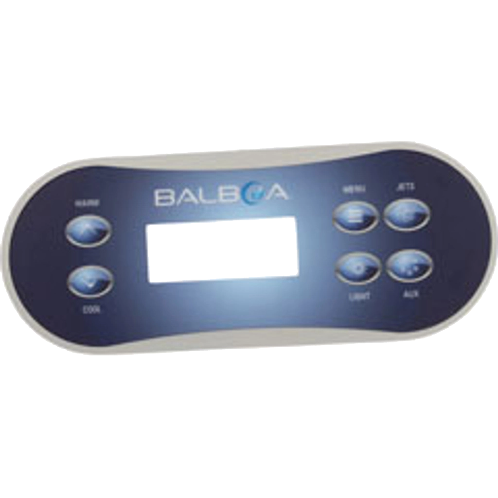 17204 BalboaTopside Overlay, TP500S, 6-Button