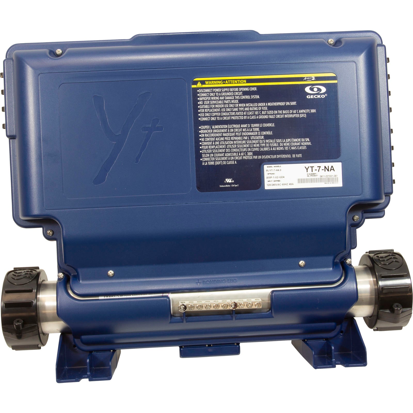 Control, Gecko in.yt-7,P1,P2,P3,CP,OZ,Aux(2),4.0kW,115v/230v