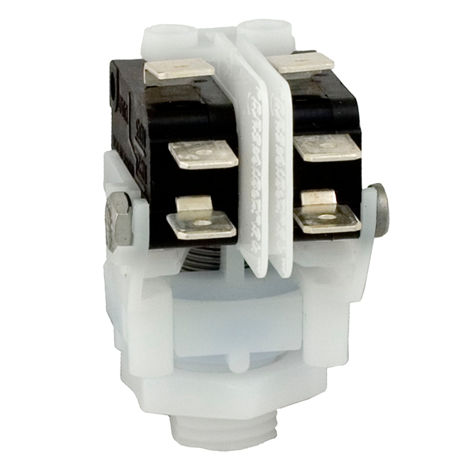 Air Switch, Presair, Tinytrol, DPDT,Latch, threadedCtr Spout