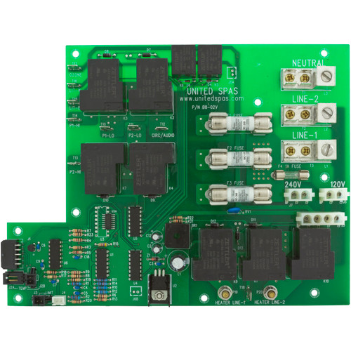 PCB United Spas B8 Power (10 Pin Molex) EL148