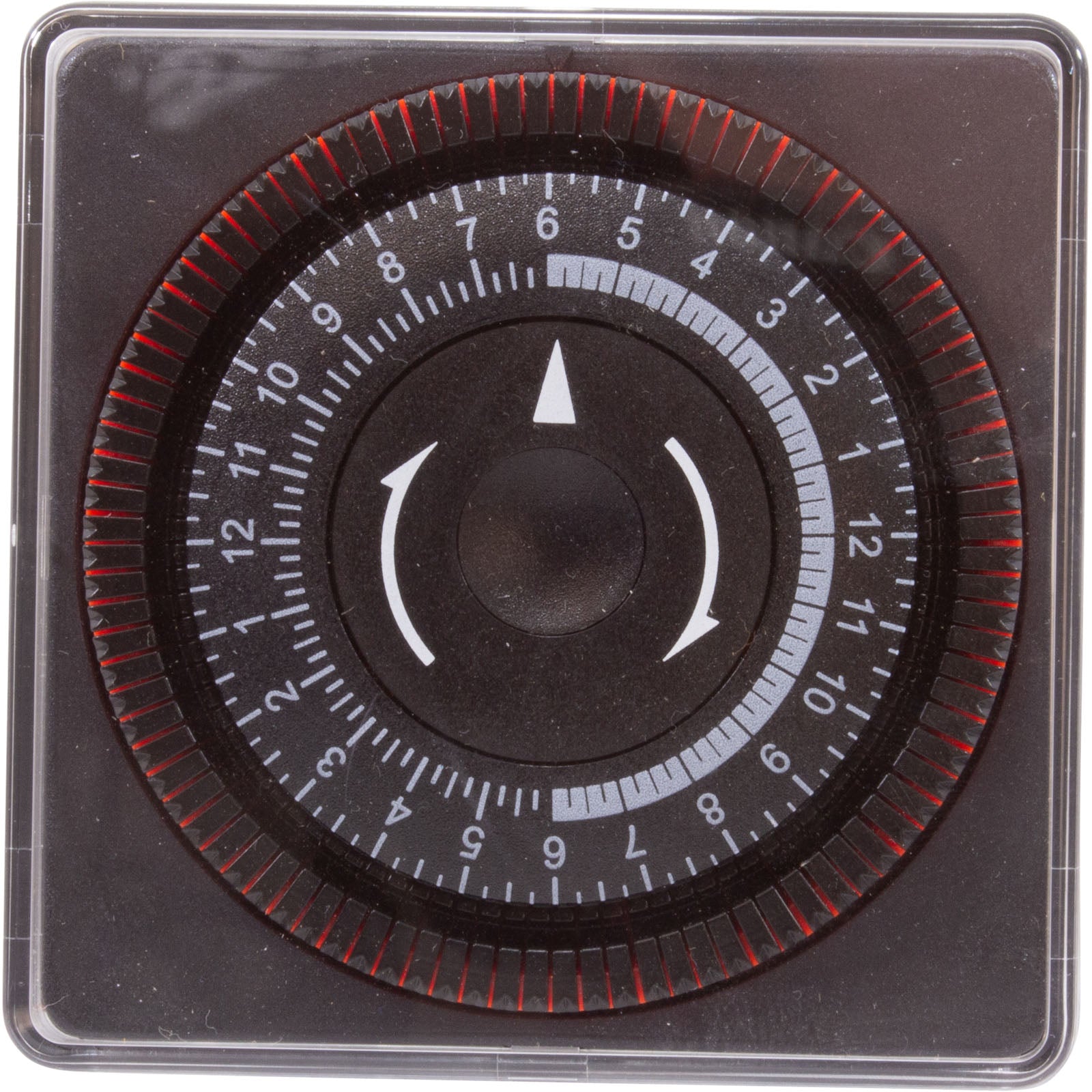 Timer, Diehl, SPST, Panel Mount, 230v, 20A, w/housing,24hr