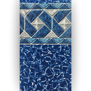 Swimline 12' x 23' Oval Mystri Outlook 52" Above Ground Heavy Gauge Uni-Bead Liner, LI122352OTU25