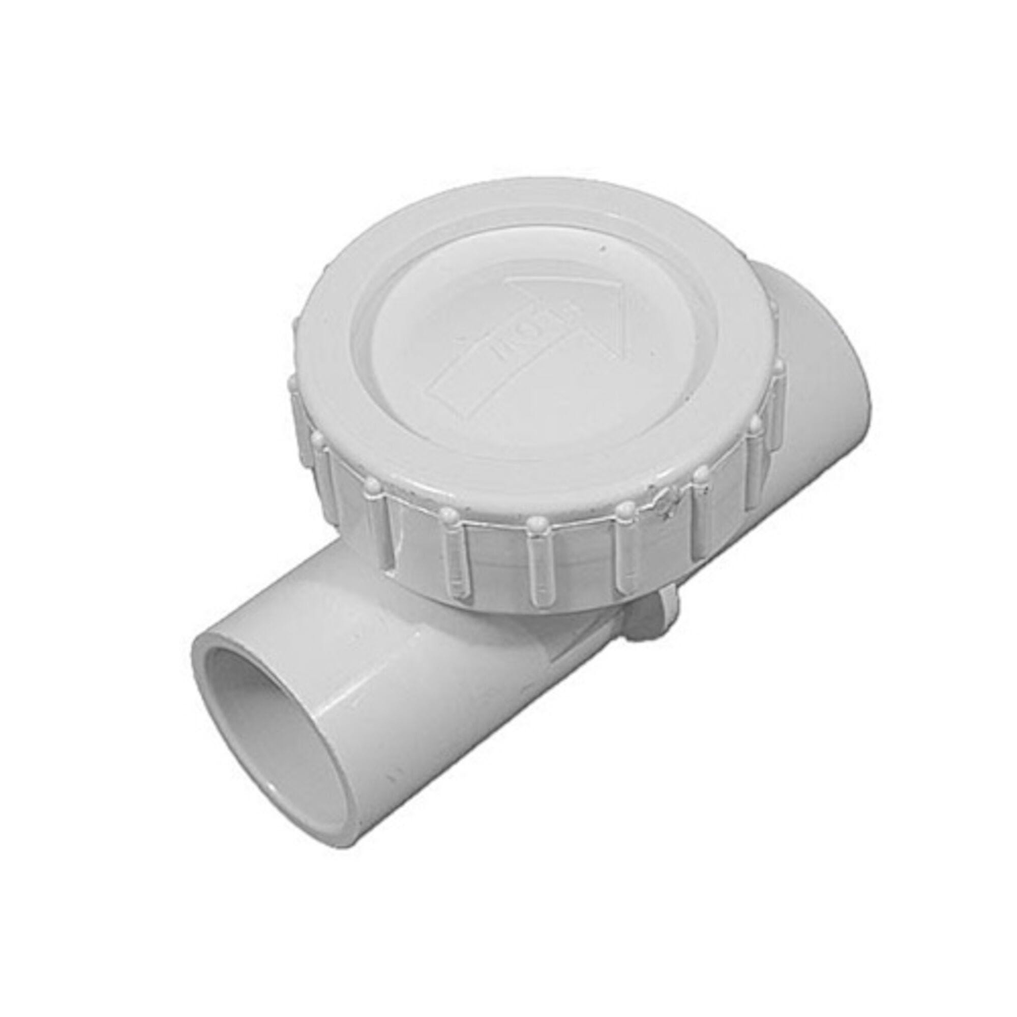 Waterway Check Valve 600-4000 | 1″S x 1″S, White
