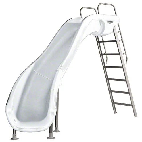 SR Smith Rogue 2 Pool Slide - White - Left Curve