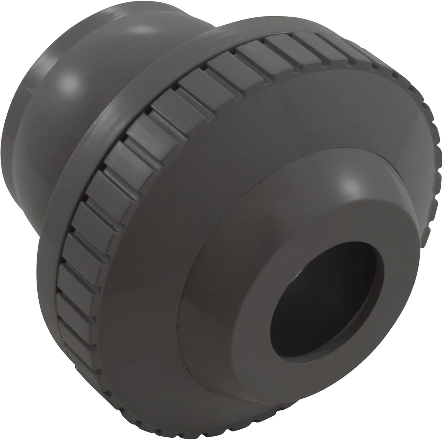 CMP | 25554-307-000 | 1.5" Dark Gray Self Aligning Insider Wall Inlet Fitting | 3/4" Eye Opening