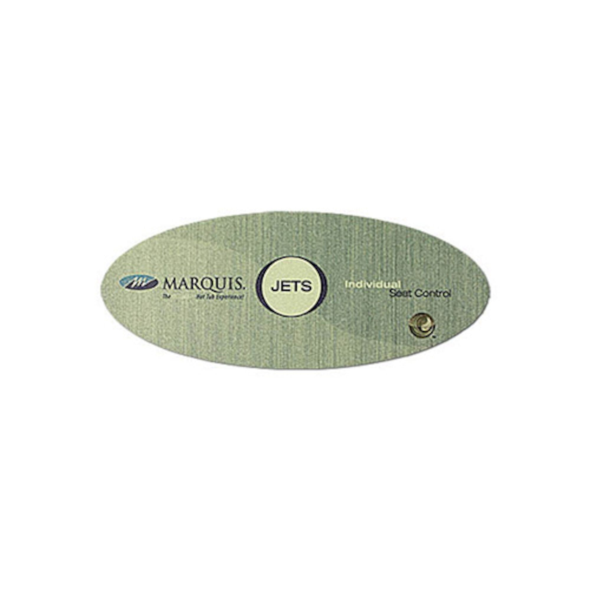1 Button Marquis Spa Auxilliary Keypad Overlay 650-0686