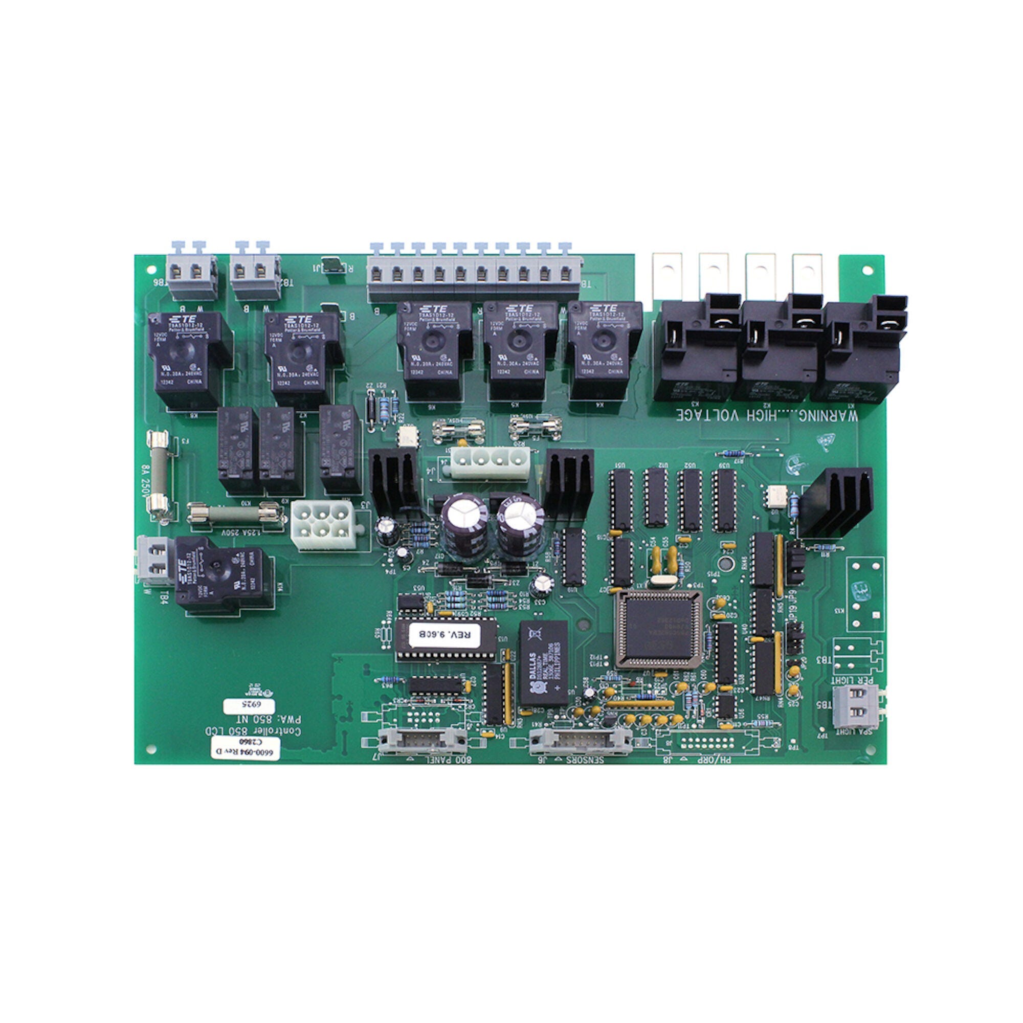 Sundance / Jacuzzi 6600-094 Maxxus 850 NT Series Spa Circuit Board (3-Pump with PermaClear)
