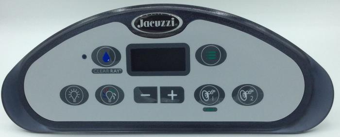6600-383 Jacuzzi Control PanelJ-300 LCD 2 Pump -Replaces 6600-339