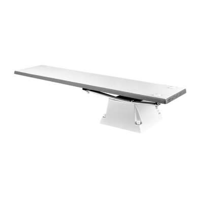 S.R. Smith 8' Frontier III Diving Board & Supreme Base - Radiant White