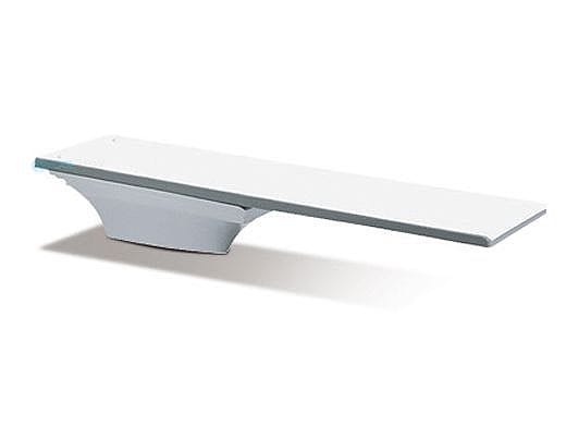 S.R. Smith Flyte-Deck II Stand and Fibre-Dive Board Complete, 10' Radiant White with White Tread