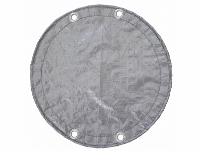 Cool Covers, King Solid Above-Ground Oval 18' x 36' Winter Cover, Silver/Black, 15 Year Limited Pro-Rated Warranty, 122240ASBL