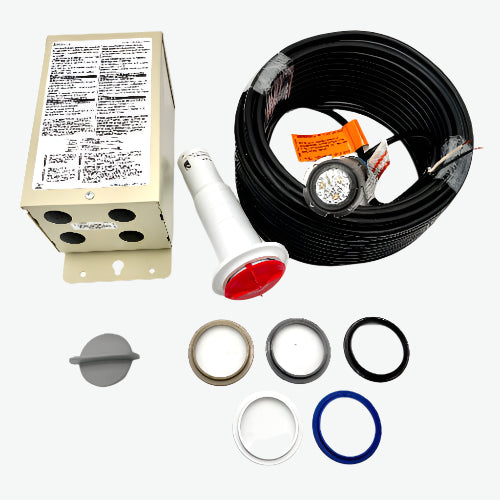 Pentair | 619993 | GloBrite LED Pool Light Kit – Includes 300W Transformer & Gunite Niche