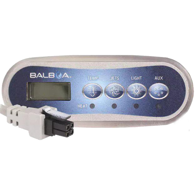 57282 Balboa Control Panel, TP200T w/Overlay 2 Pump