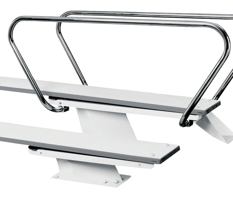 1 Meter Steel Diving Stand for 10 Foot Board - Radiant White - Includes Jig and Hardware