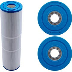 Pleatco Cartridge, 80sqft, 2-1/8"ot, 2-1/8"ob, 5-3/8", 21-5/16"L,3oz | PCST80