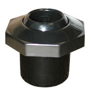 Pentair Black Directional Insider Eyeball With 1" Opening and 1.5" Slip Inlet Replacement, 540050