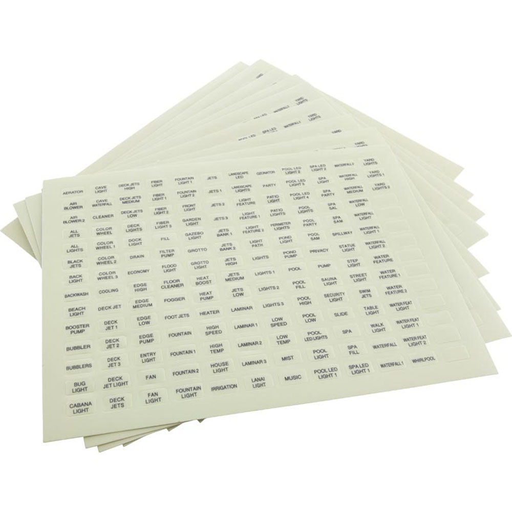Label, Pentair, IntelliTouchÂÂ, Outdoor Ctrl Panel, 1 PC ONLY