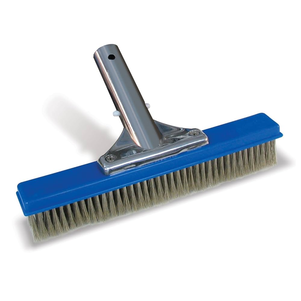 11024B Pooline 10" Stainless Steel Brush – Black Algae, Rust & Calcium Removal for Concrete Pools11024B Pooline 10" Stainless Steel Brush – Black Algae, Rust & Calcium Removal for Concrete Pools