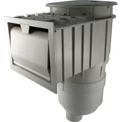 Waterway Plastics Skimmer Complete, White, Waterway Renegade, Gunite, 2 Port | 540-6410