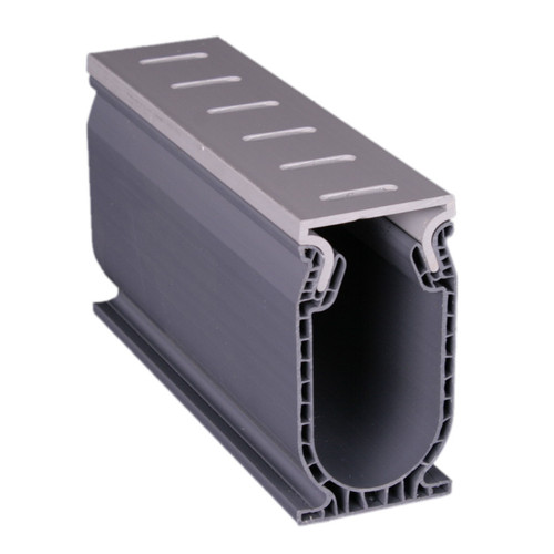 Stegmeier 10' Frontier Deck Drain Grey with Adapters - Case Of 8 | SDDG