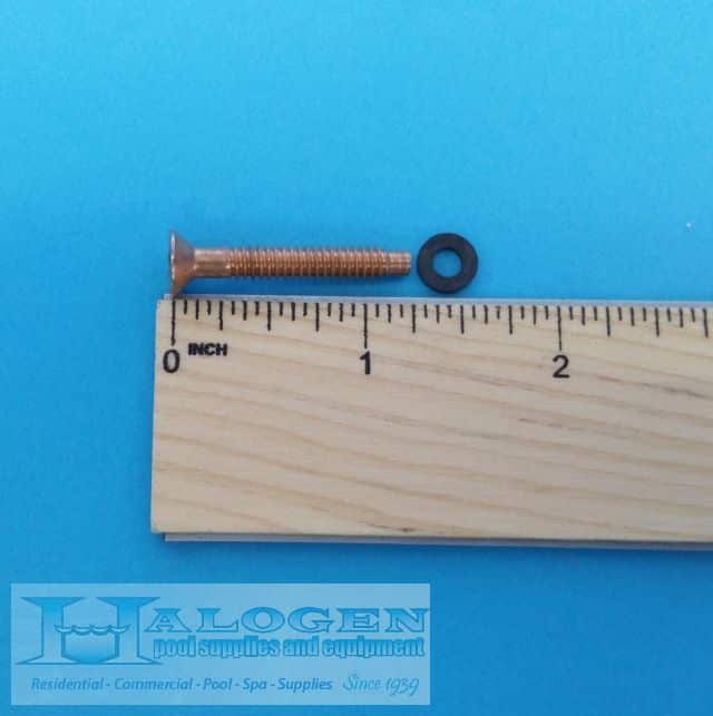 Pentair American Products Brass Pilot Screw with Captive Gum Washer