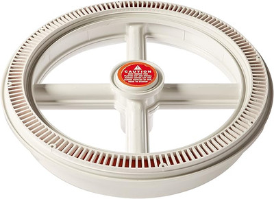 AquaStar 20" Full Circle Suction Cover with One-Port Sump White, FC101