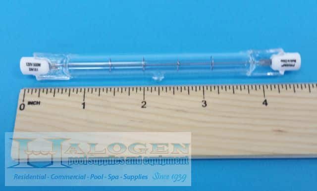 500 Watt (W), 120 Volt (V) RSC BASE Q/T-3 Quartz Lamp Bulb