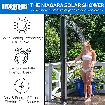 2-Section Solar Shower w/Foot