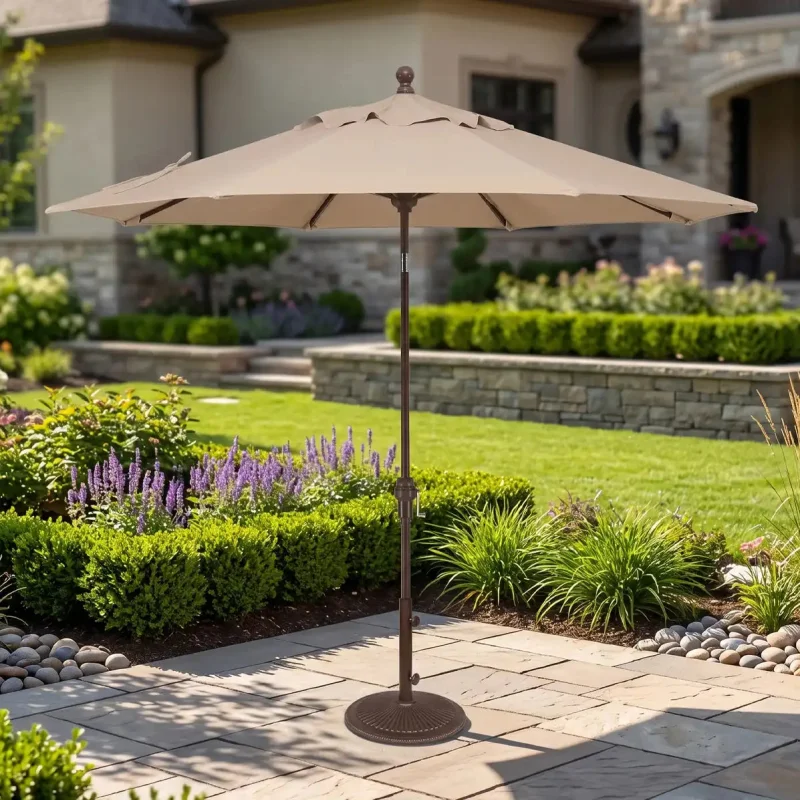 9' Classic Umbrella - Champagne