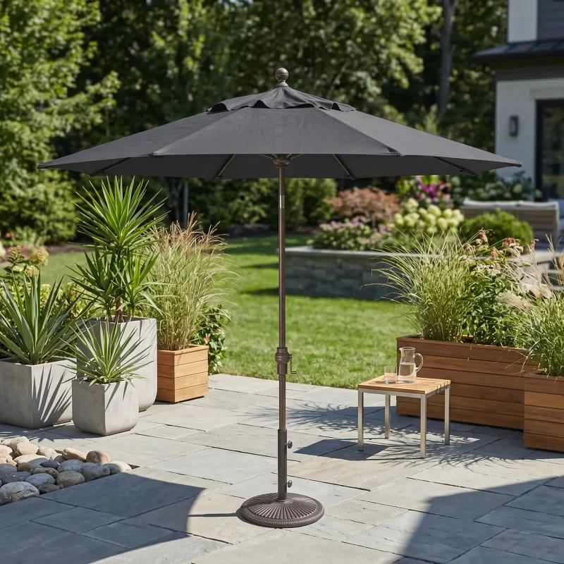 9' Classic Umbrella - Charcoal