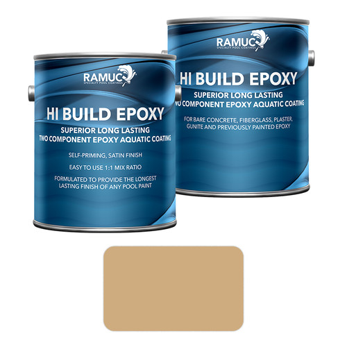 Ramuc Beach Beige EP Hi Build Swimming Pool Paint - 2 Gallons | 912235502
