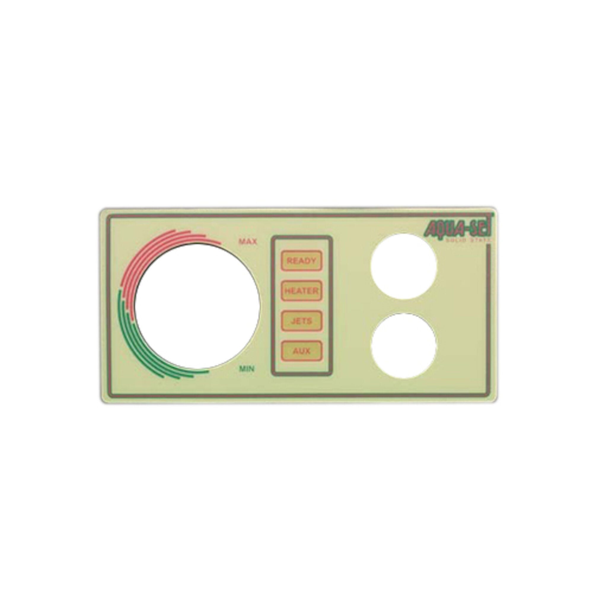 2 Button Len Gordon Aquaset Keypad Overlay 930222-201