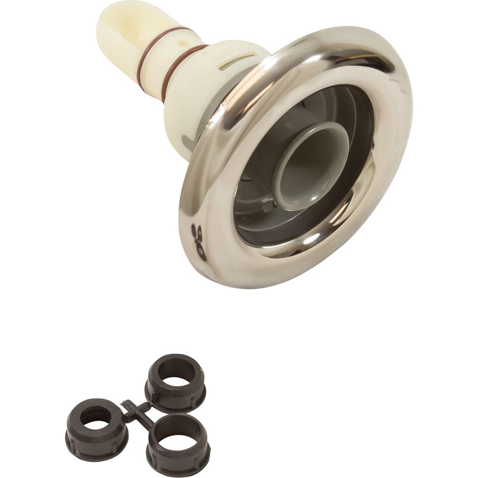 Adj. Whirlpool Jet Internal Mtl. Esc.-Gray, Thd