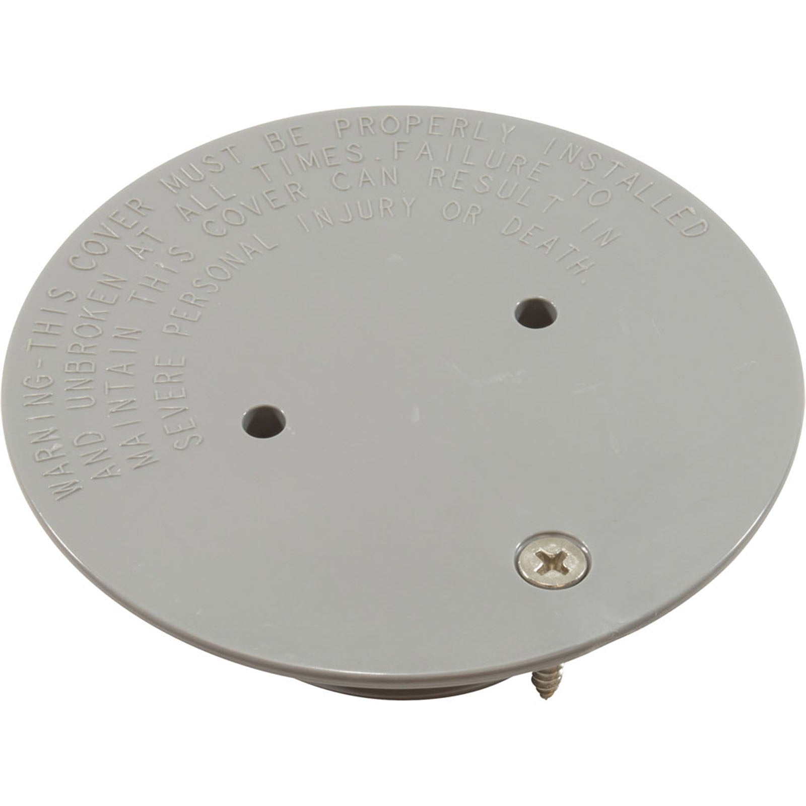 Floor Inlet Fitting Cover Wth Screw Gray