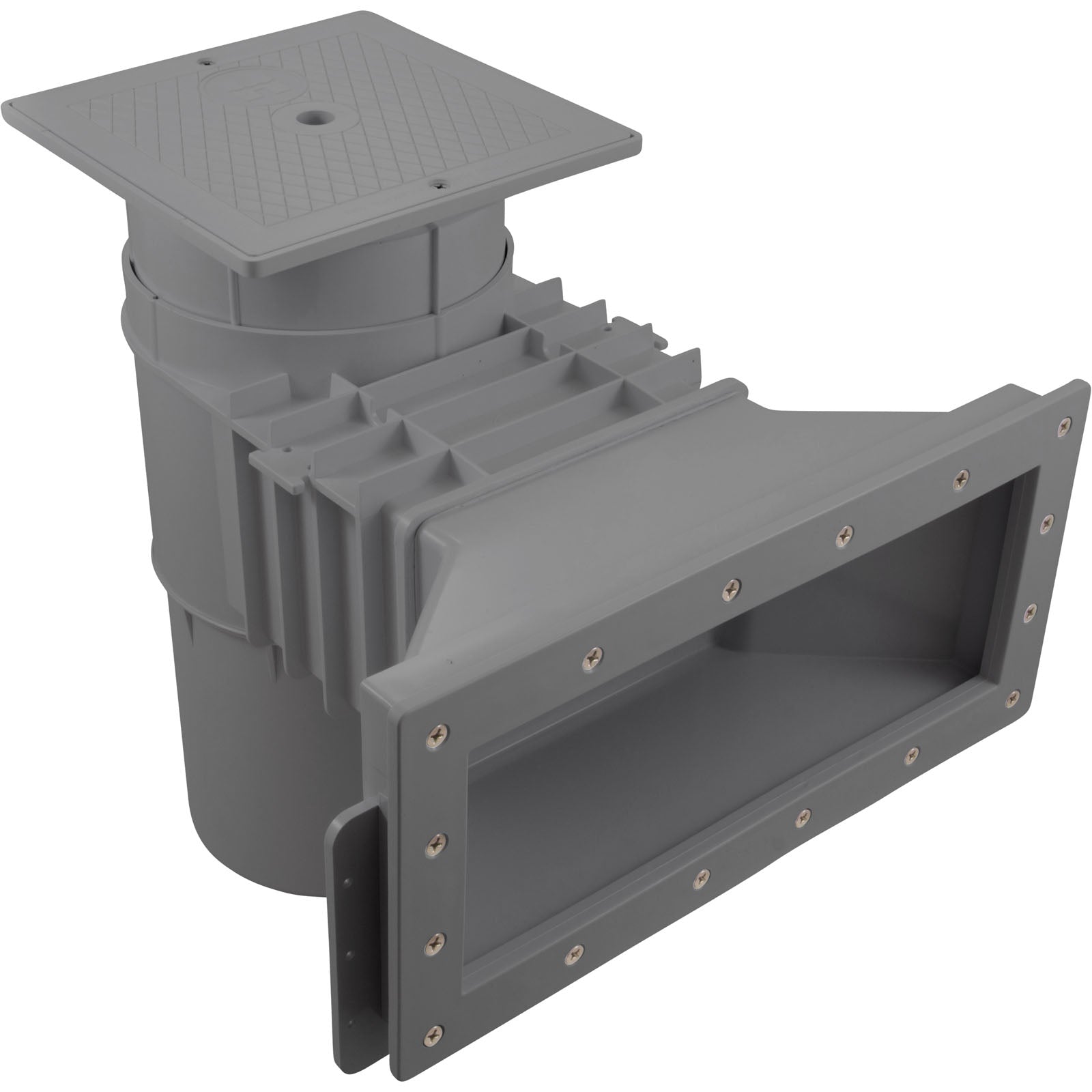 Wide Track Auto-Skim D Gray-Flush Mount-