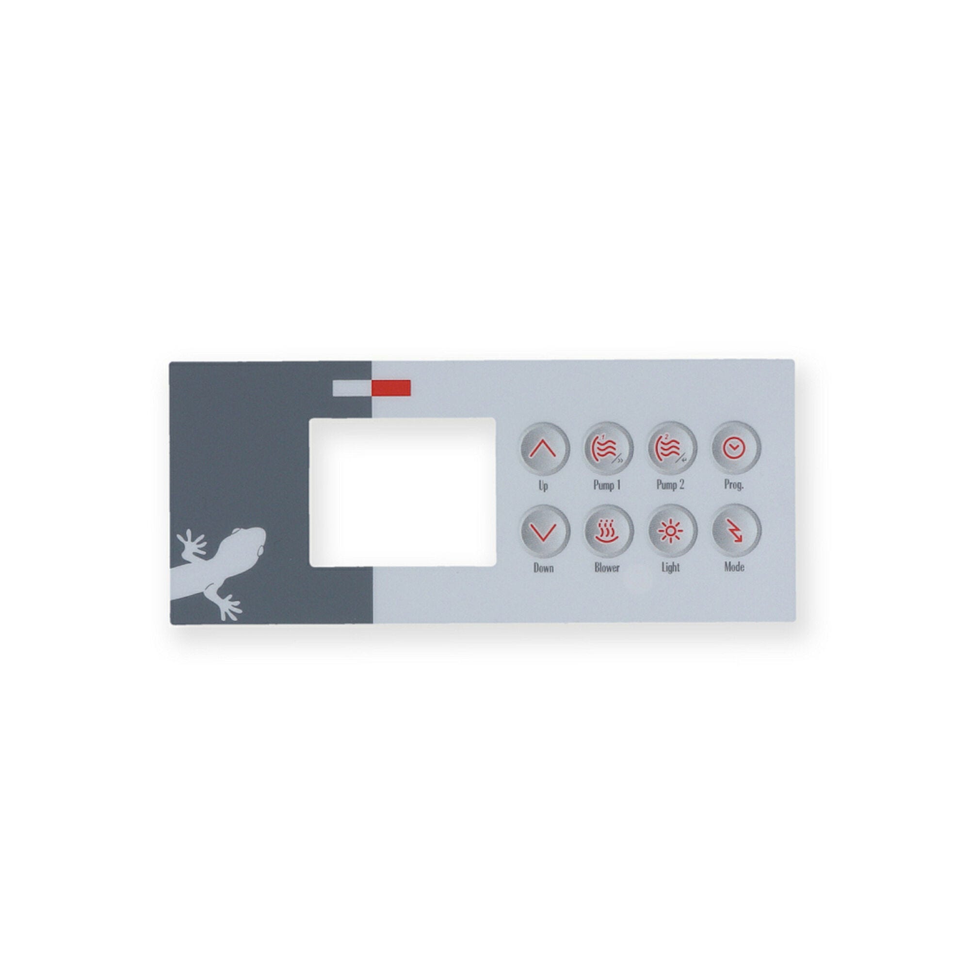 8 Button Gecko TSC Series Keypad Overlay 9916-100094