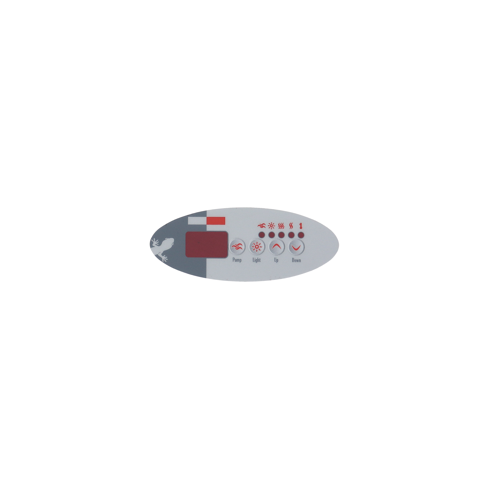 4 Button Gecko TSC Series Keypad Overlay 9916-100131