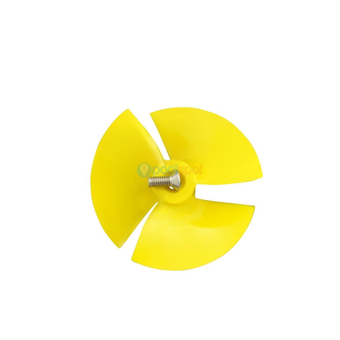 Impeller, Yellow + Screw for Dolphin Robotic Pool Cleaners