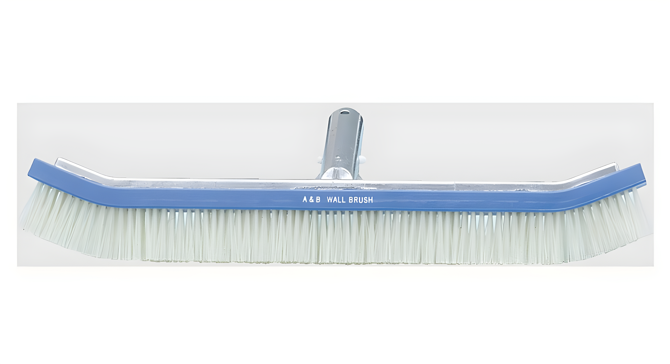 A&B Curved Standard Wall Brush 18", White PVC Bristles | 3010