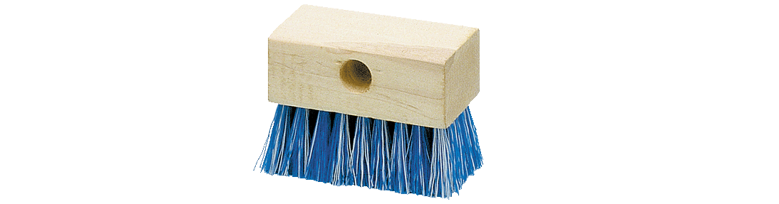 A&B Wood Back Pool Tile Brush 6000