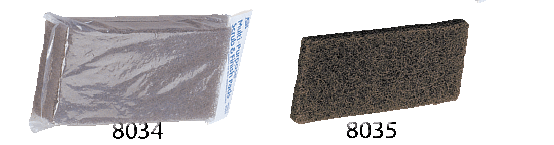 A&B Mr Scrubber Replacement Pad, Brown Coarse 8035