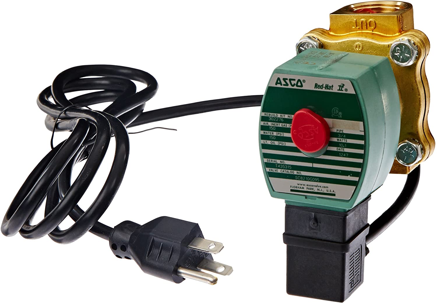 Hayward Brass 3/4" Solenoid Chemical Feed Valve - AC015
